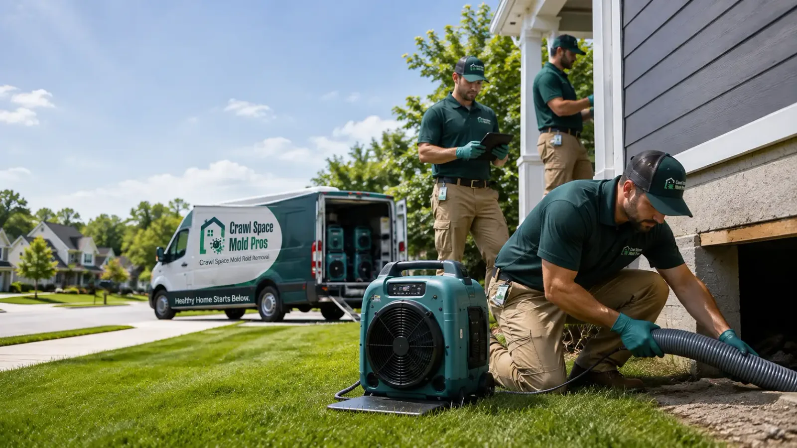 Crawl Space Mold Removal in Drake, ND